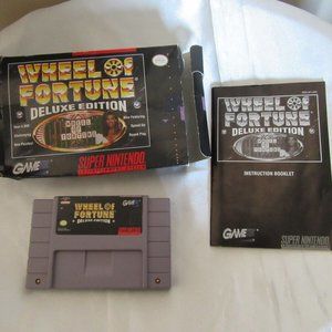 Super Nintendo Wheel of Fortune Deluxe Edition